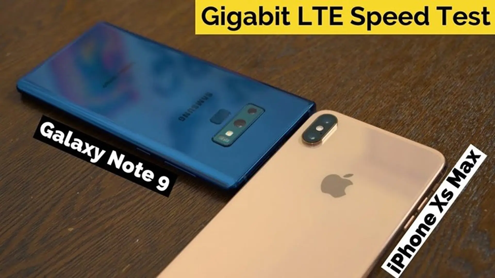 Galaxy Note9 đánh bại iPhone XS Max trong bài kiểm tra tốc độ Gigabit LTE