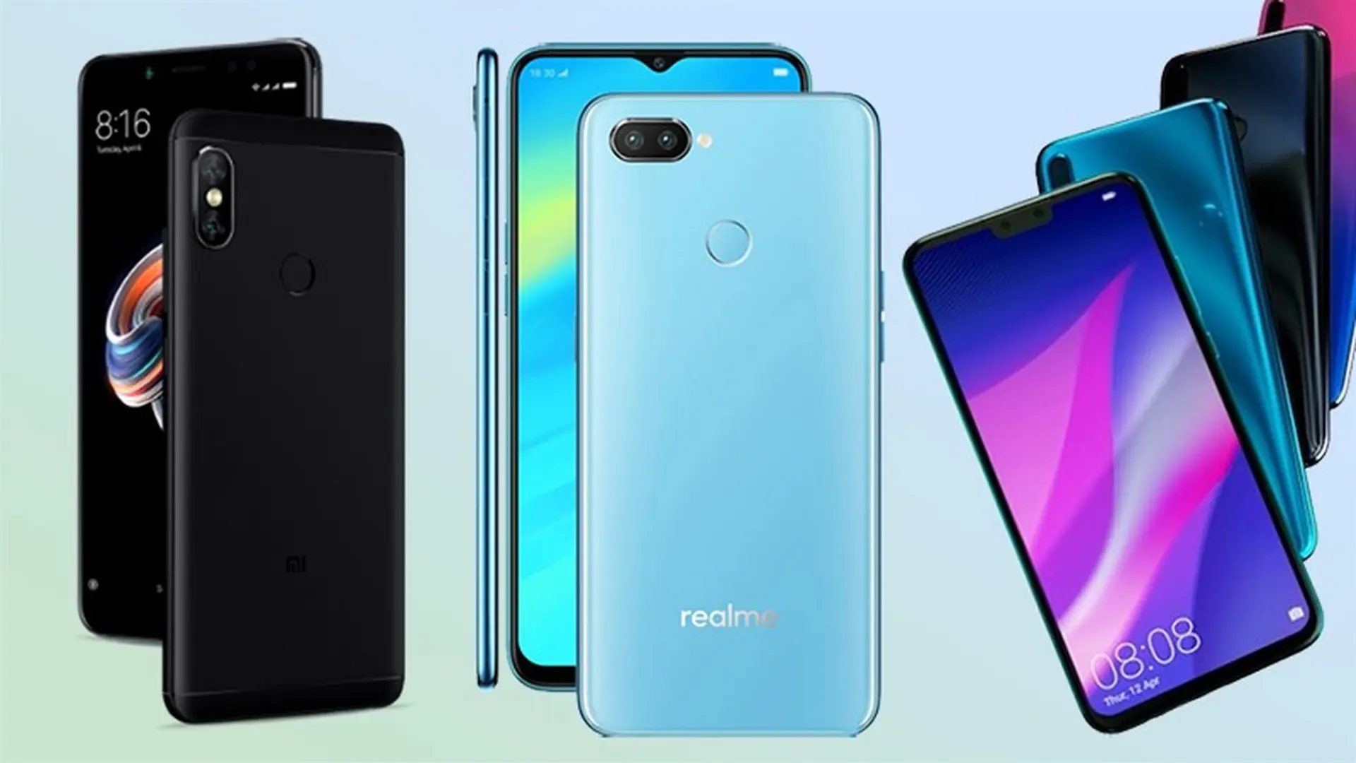So sánh cấu hình Xiaomi Redmi Note 6 Pro, Realme 2 Pro và Huawei Y9 (2019)