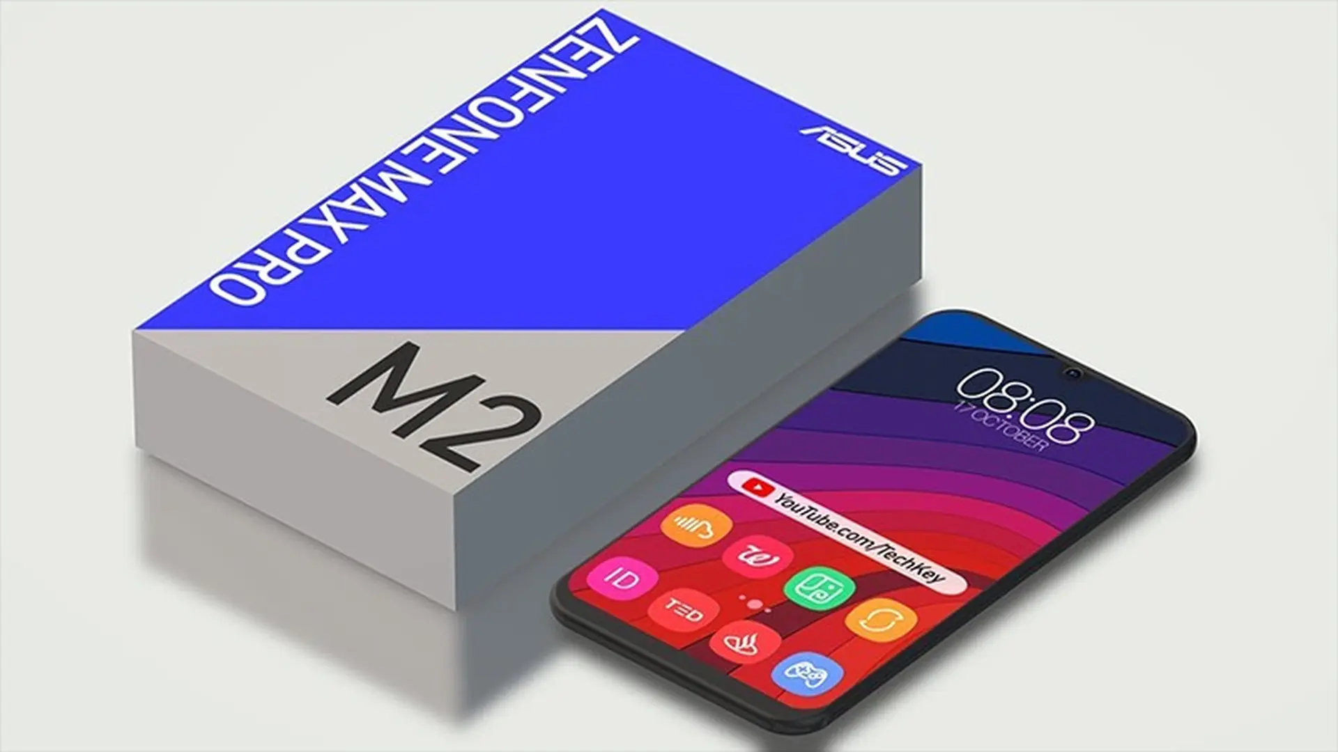 ASUS ZenFone Max Pro M2 lộ ảnh render: Màn hình “tai thỏ”, 3 camera sau, ra mắt ngày 11/12