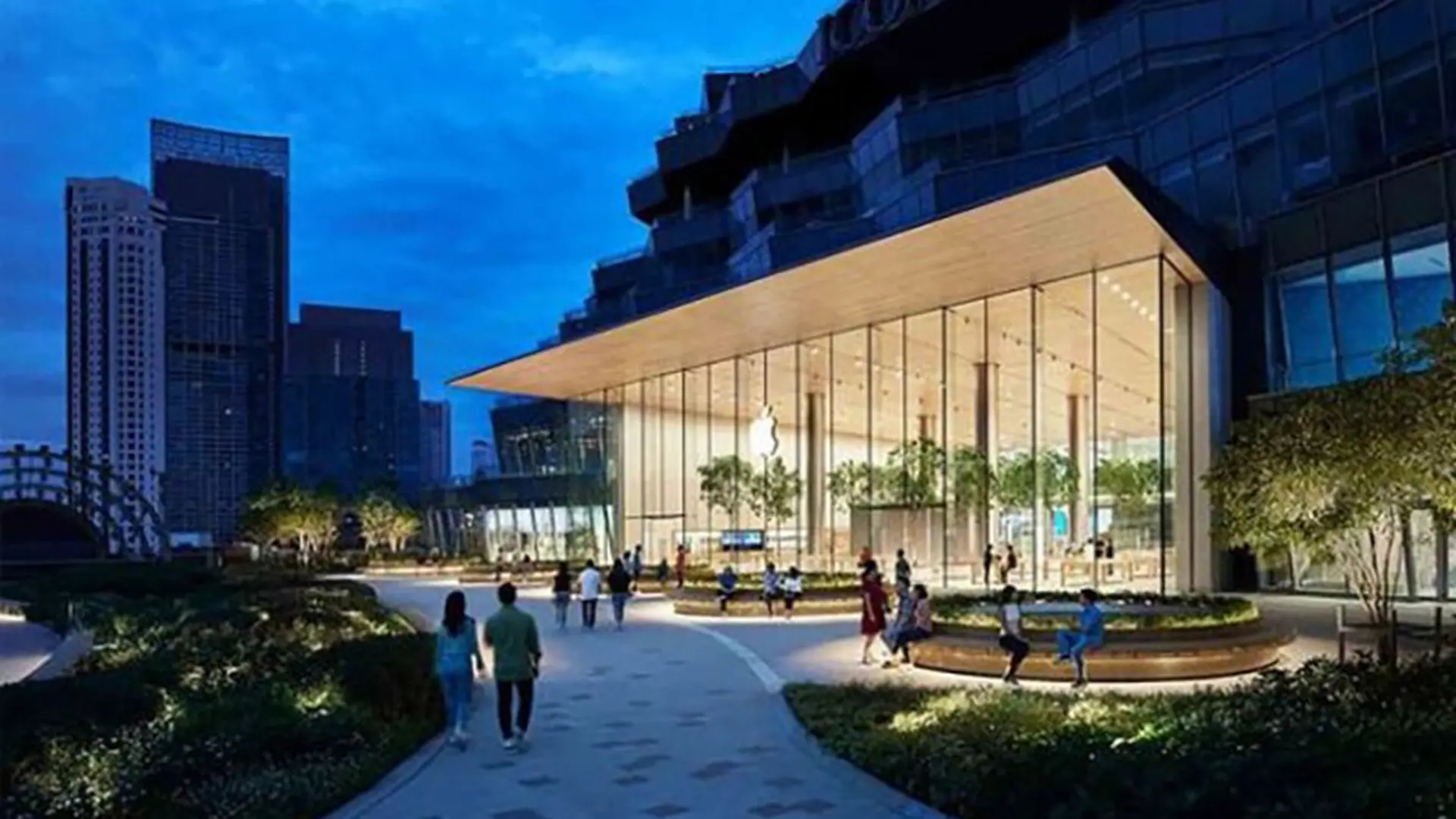 Những hình ảnh đầu tiên về Apple Store hoành tráng sắp khai trương tại Thái Lan