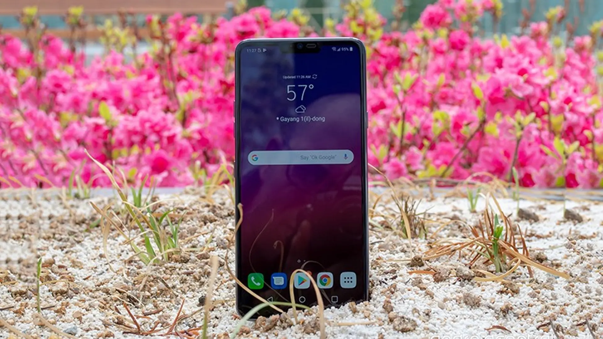 LG Q9 lộ ảnh render chính thức với màn hình tràn viền, có “tai thỏ”
