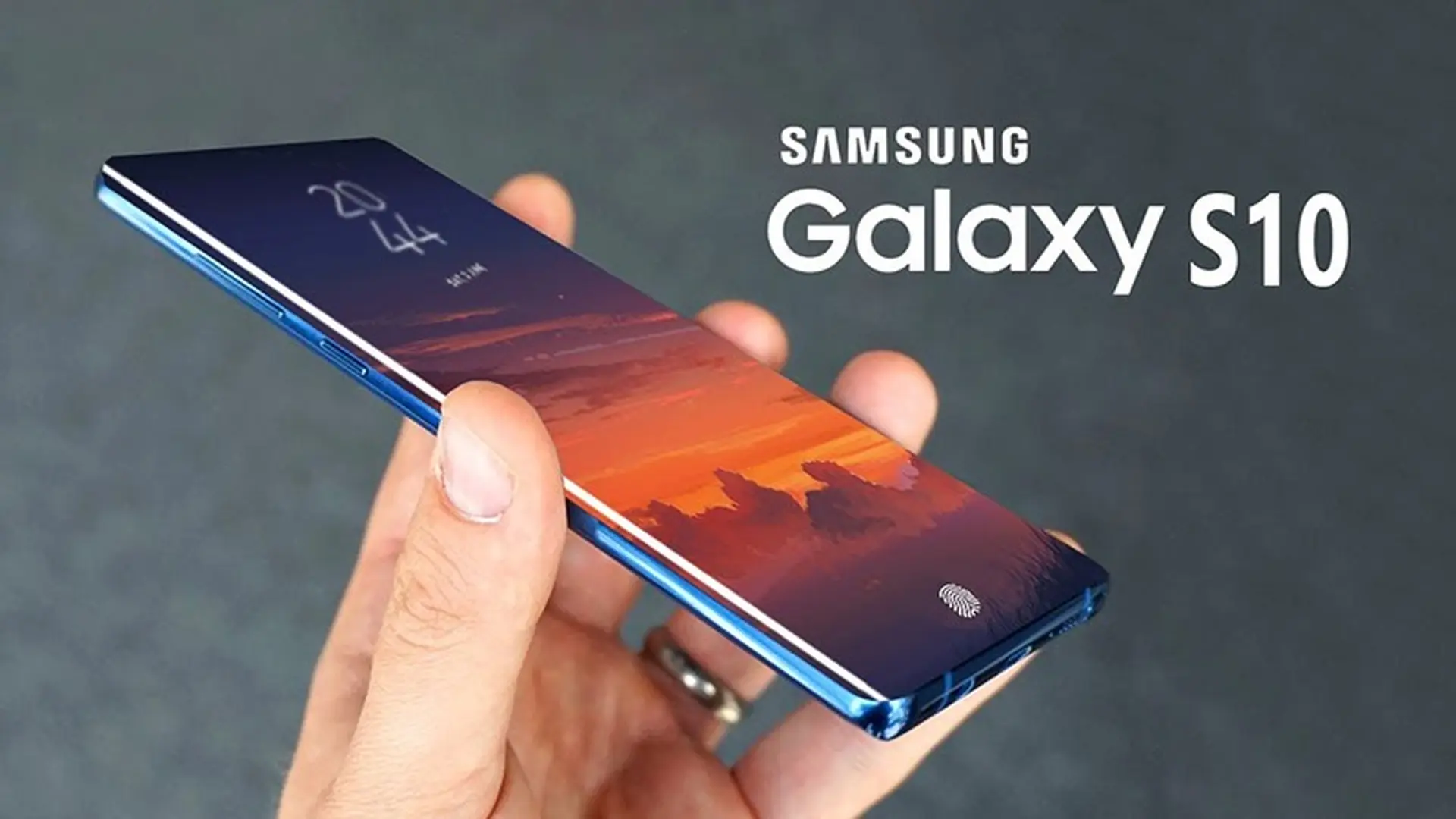 Rò rỉ hình ảnh nguyên mẫu Galaxy S10+ với thiết kế camera selfie kép ẩn dưới màn hình