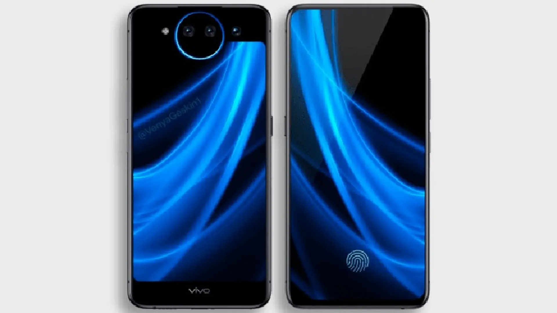 Vivo NEX 2 bất ngờ lộ ảnh render với thiết kế 2 màn hình, 3 camera sau độc đáo