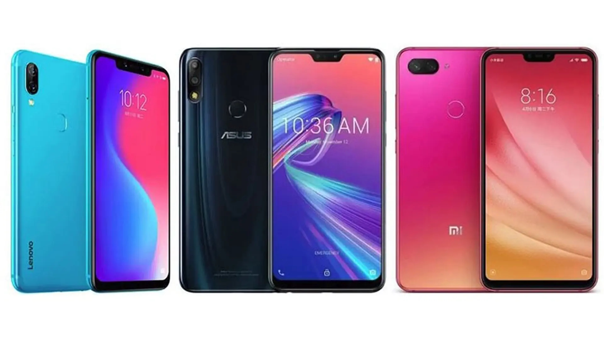 Lenovo S5 Pro GT, Asus ZenFone Max Pro M2 và Xiaomi Mi 8 Lite: So sánh thông số kỹ thuật