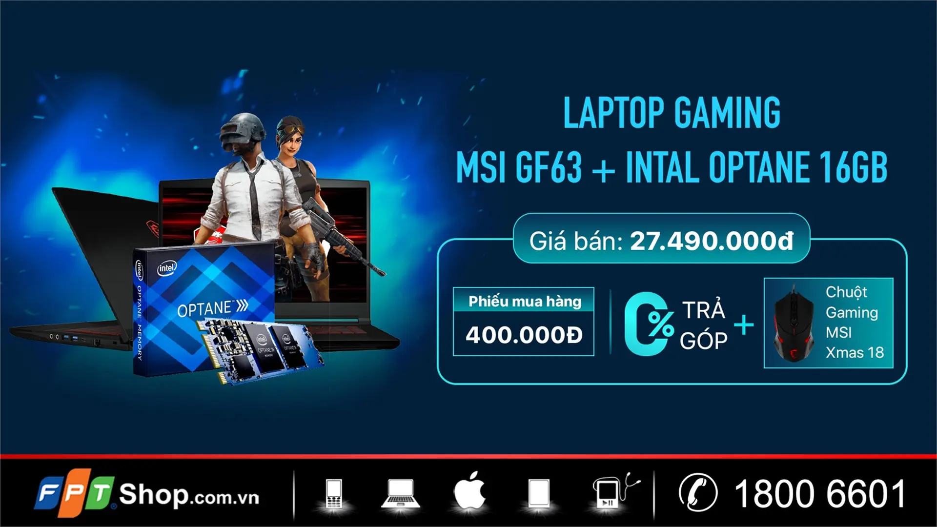 Đánh giá MSI GF63 phiên bản Optane: trải nghiệm game siêu tốc 