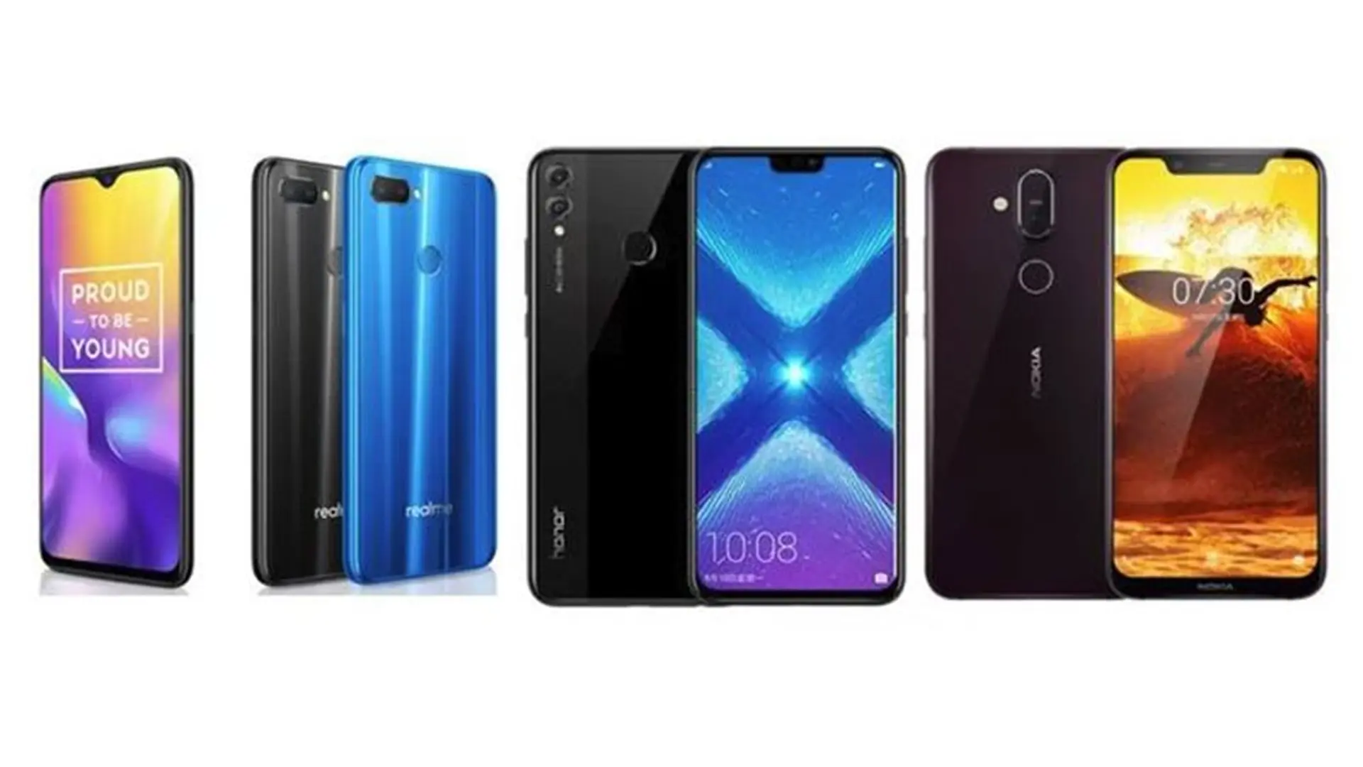 So sánh cấu hình Realme U1 vs Nokia 7.1 Plus vs Honor 8X: Điện thoại nào sẽ đáng mua hơn?