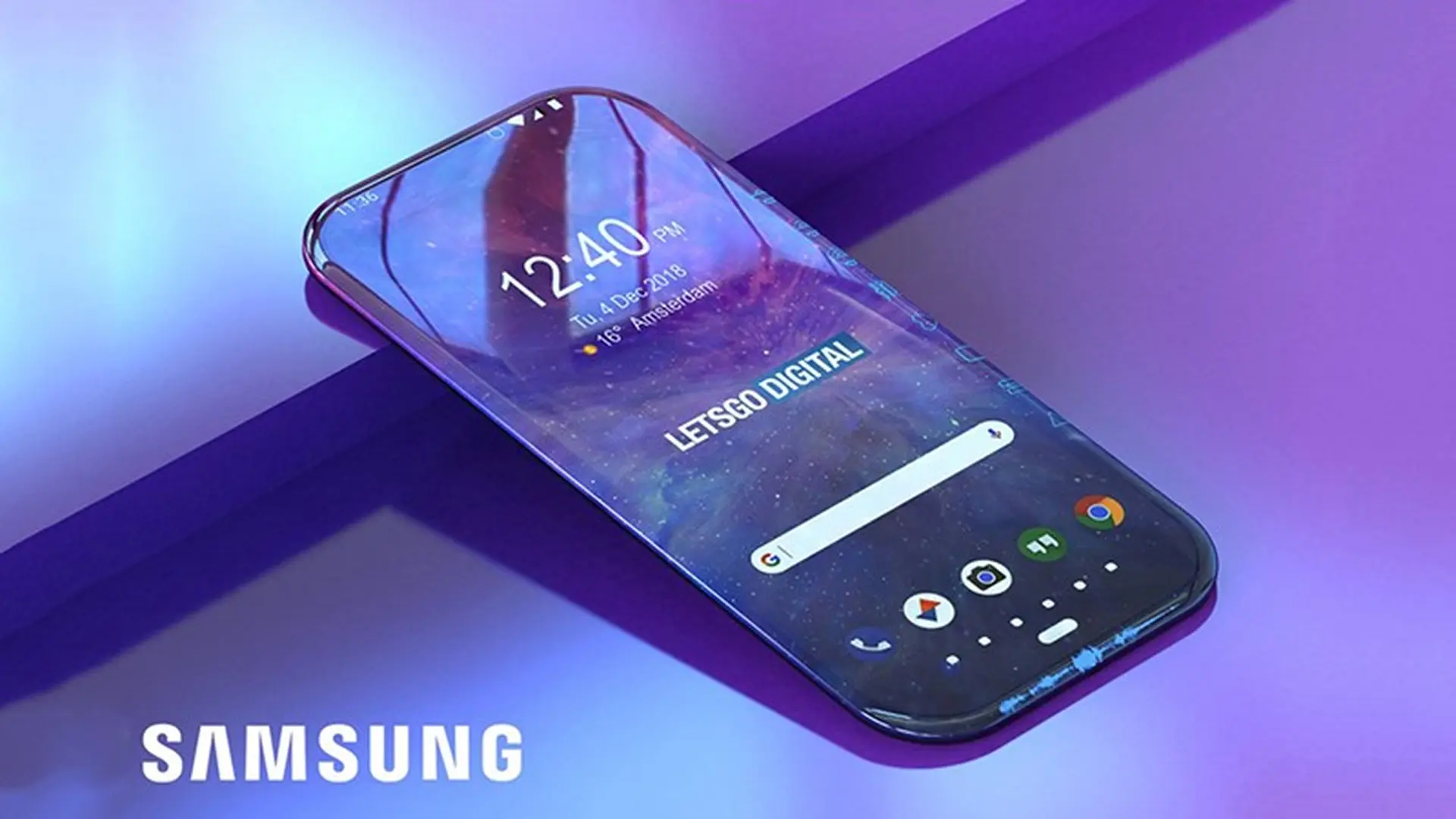 Lộ bằng sáng chế của Samsung về smartphone chiếc lá, tràn viền ở tất cả các cạnh