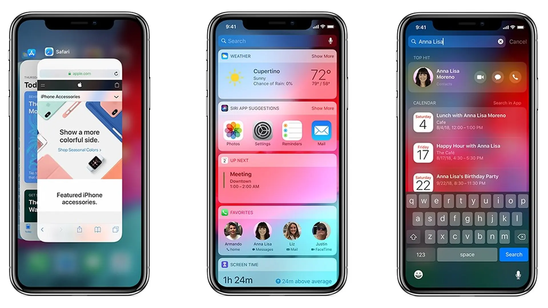 Các thao tác điều hướng trên dòng iPhone X 