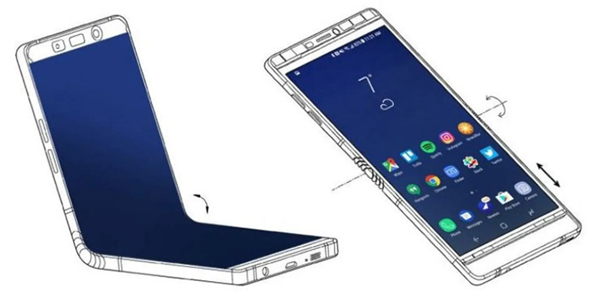 Rò rỉ bằng chứng về smartphone gập Galaxy X từ chính Samsung