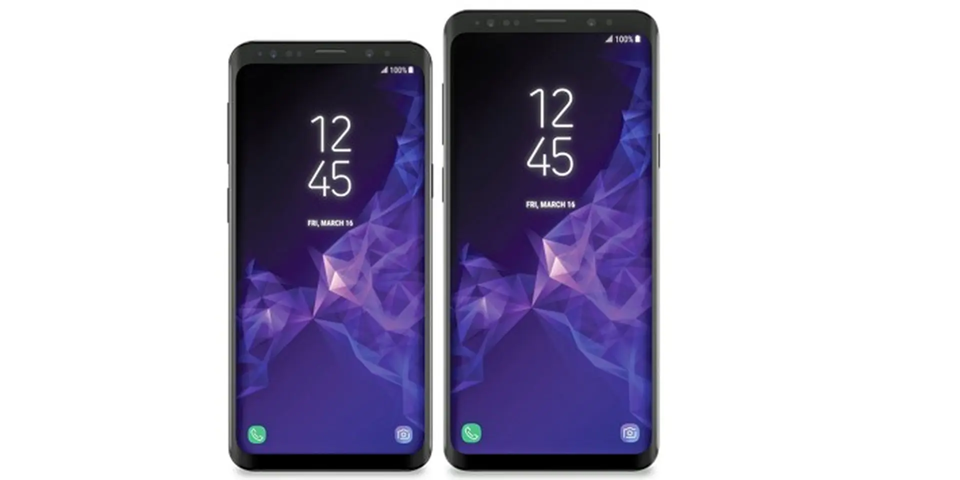 Rò rỉ mặt trước của bộ đôi siêu phẩm Galaxy S9 và Galaxy S9+