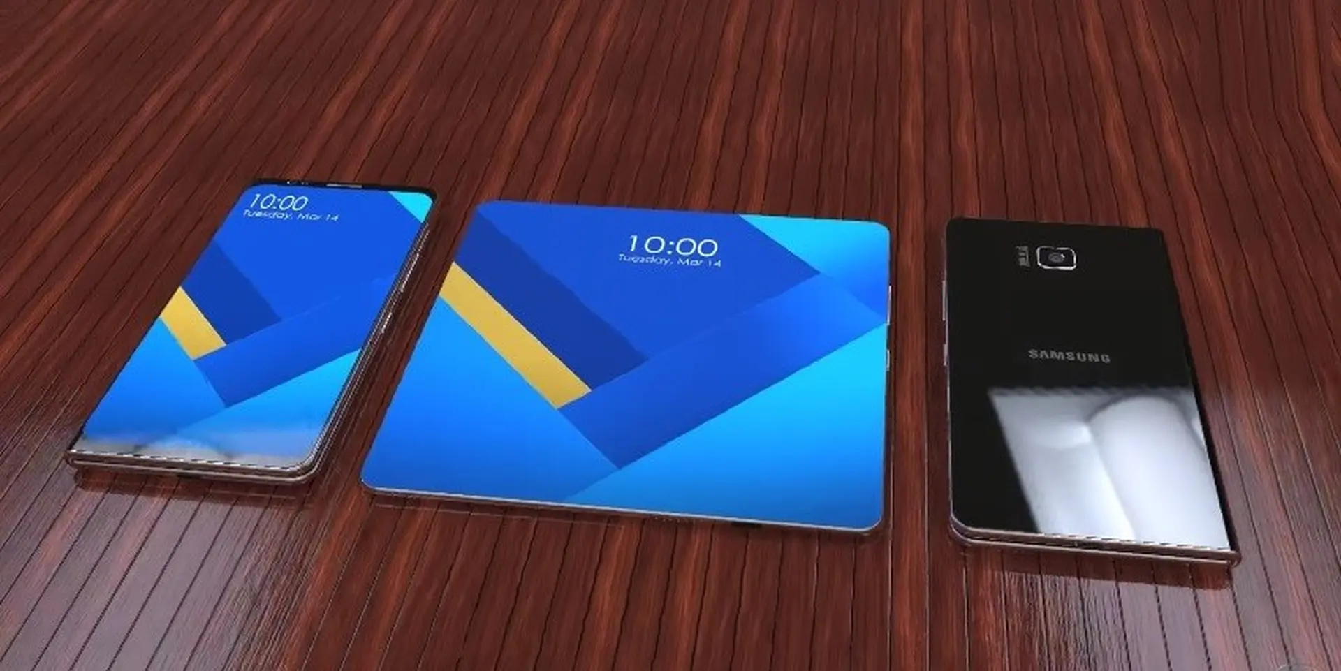 Smartphone 2 màn hình Galaxy X của Samsung đây sao?