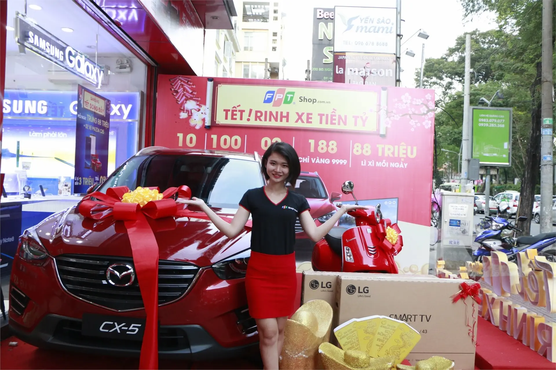 FPT Shop tặng xe Mazda tiền tỷ cho khách hàng nhân dịp chào xuân 2018