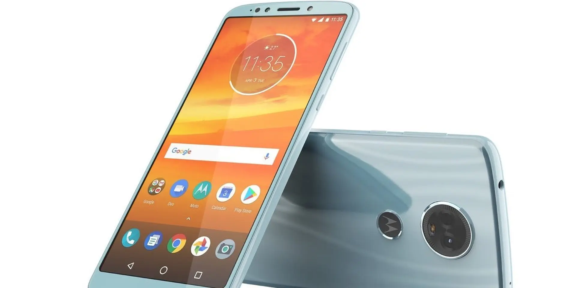 Moto E5 Plus camera kép lộ ảnh render với màu xanh đẹp mắt