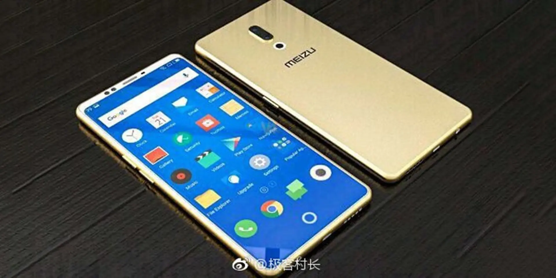 Lộ ảnh dựng Meizu 15 Plus với màn hình không viền, 4 camera đẹp hút hồn