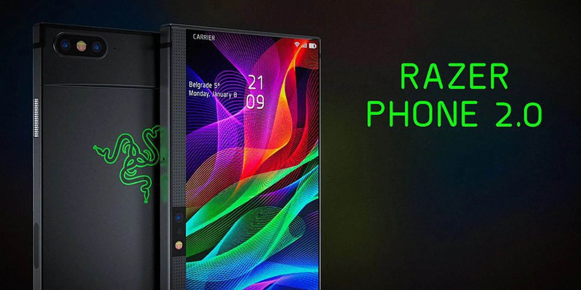 Mời chiêm ngưỡng ý tưởng Razer Phone 2.0 tuyệt đẹp theo phong cách không viền màn hình
