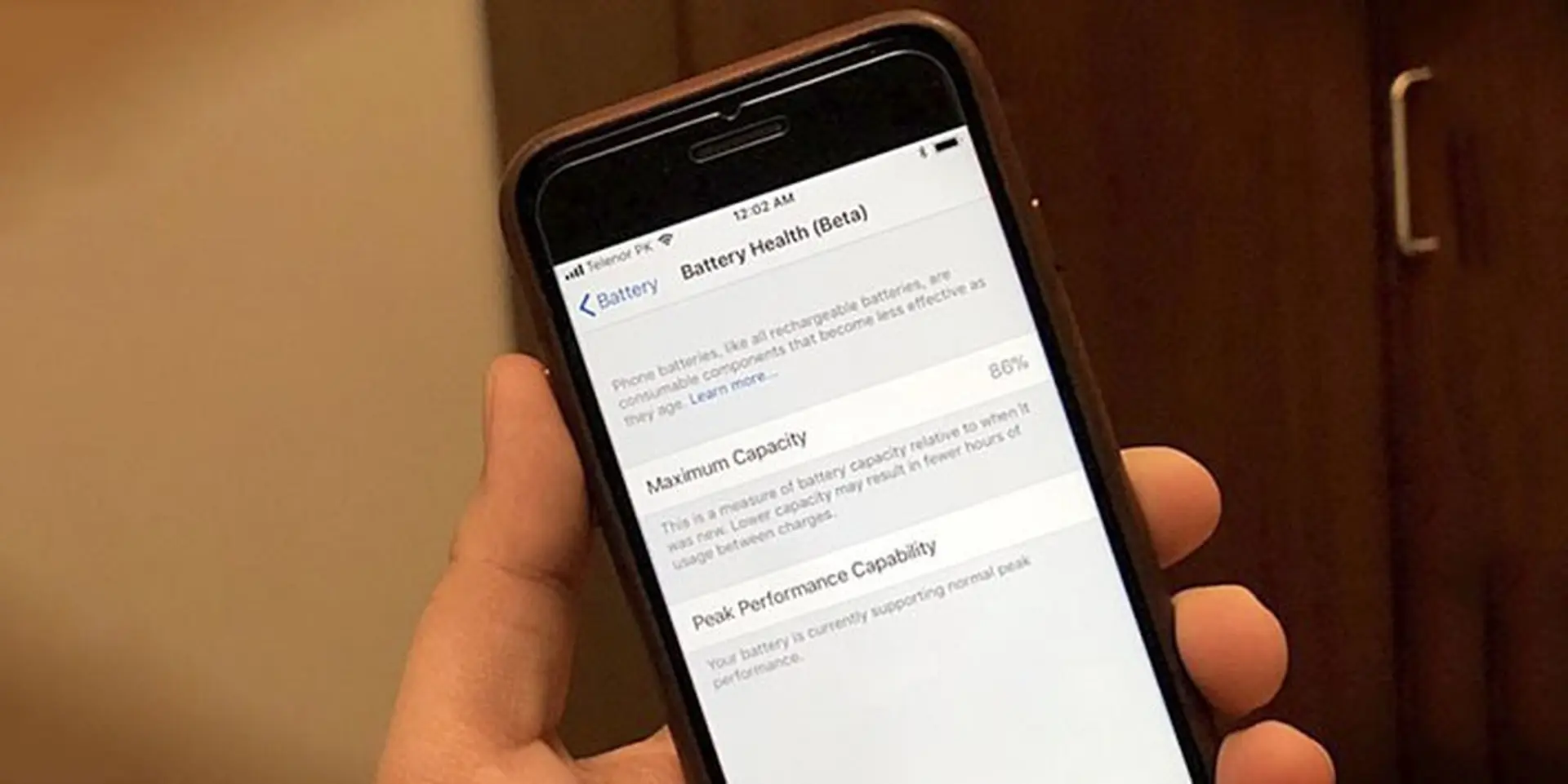 Trải nghiệm Battery Health trên iOS 11.3