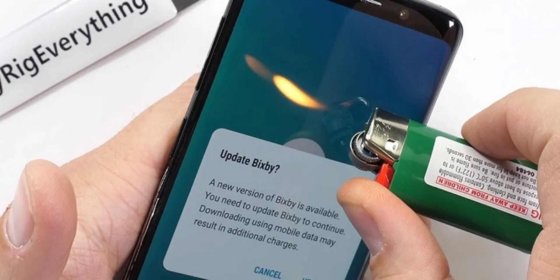 Samsung Galaxy S9 ‘’trải nghiệm’’ màn tra tấn đầu tiên, cái kết vô cùng bất ngờ