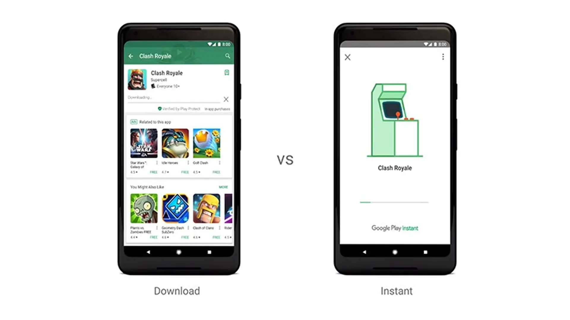 Google Play Store sẽ cho bạn chơi thử các tựa game trước khi đưa ra quyết định tải về máy