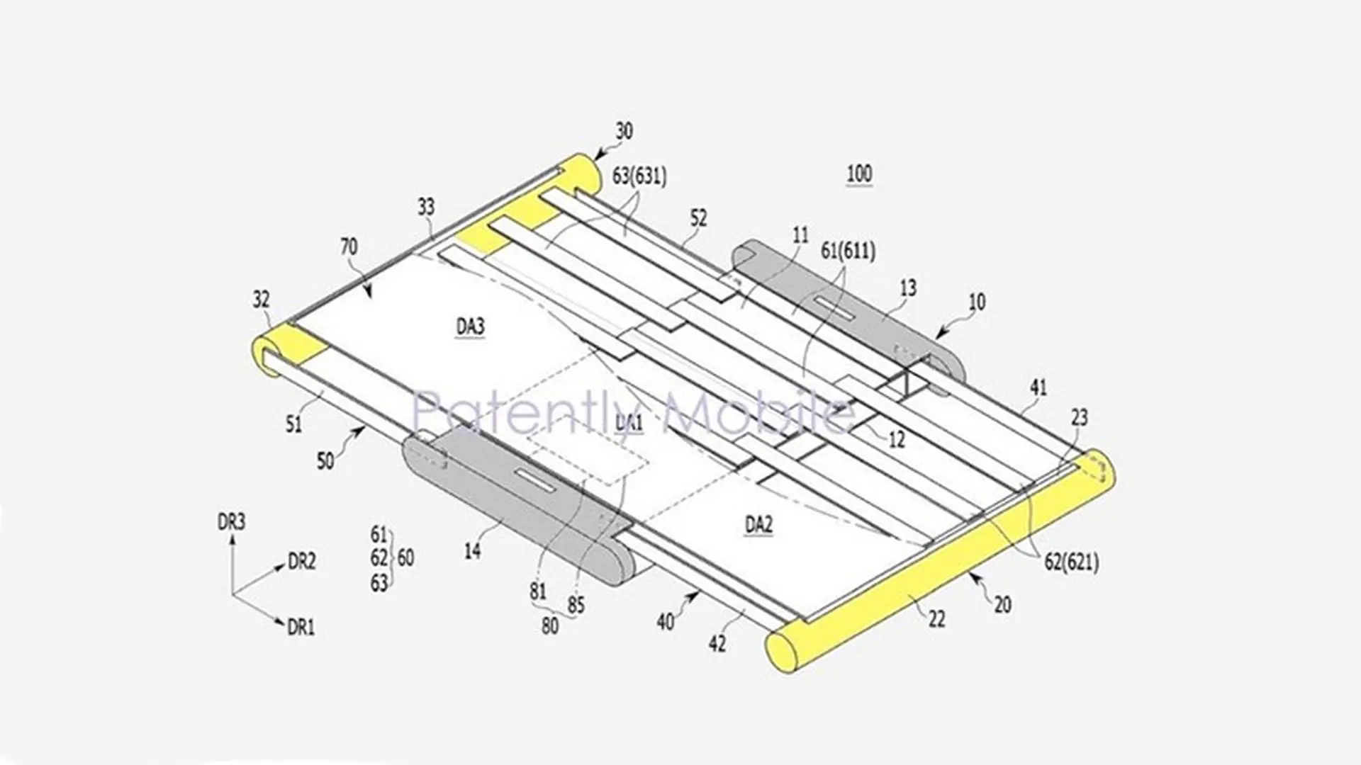 Bằng sáng chế mới của Samsung cho phép mở rộng màn hình ra hai phía???