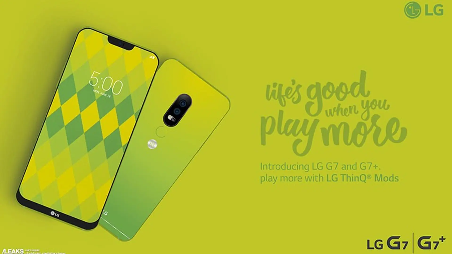 Teaser LG G7 rò rỉ: Snapdragon 845, 6GB RAM, màn hình 19.5: 9