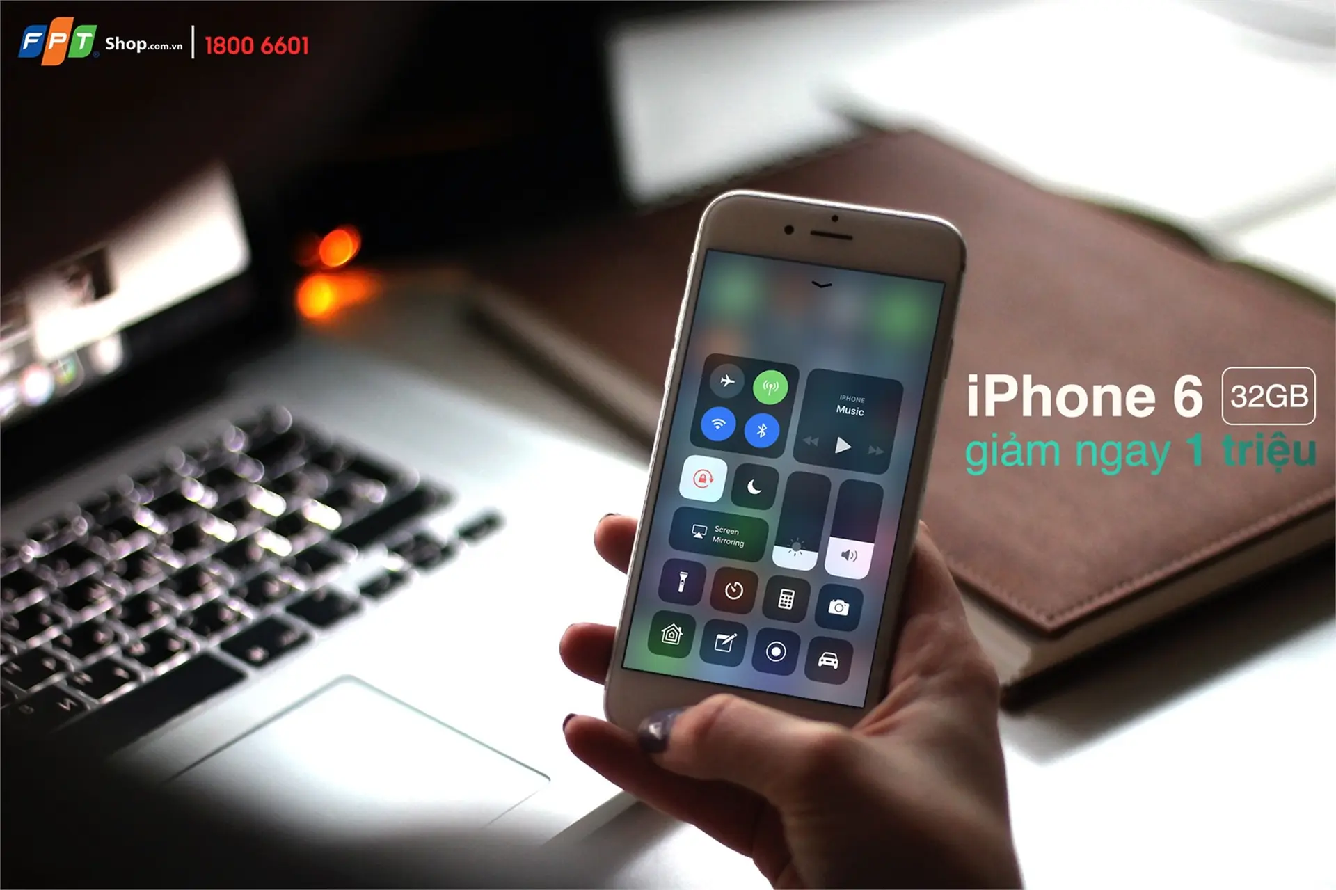 FPT Shop giảm đến 2 triệu đồng, iPhone 6 32GB giá mới chỉ còn 5,999 triệu
