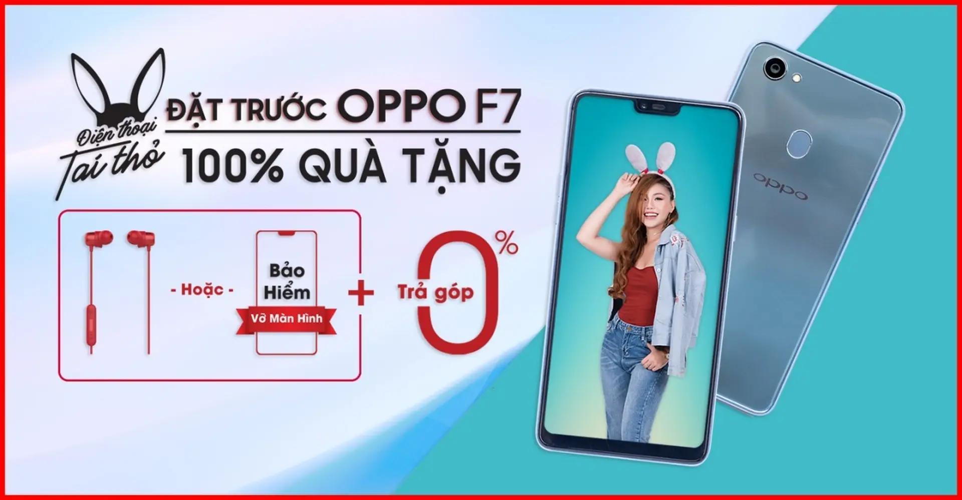 Chỉ với 500.000 đồng đặt trước OPPO F7, nhận thêm tai nghe Bluetooth thể thao từ FPT Shop