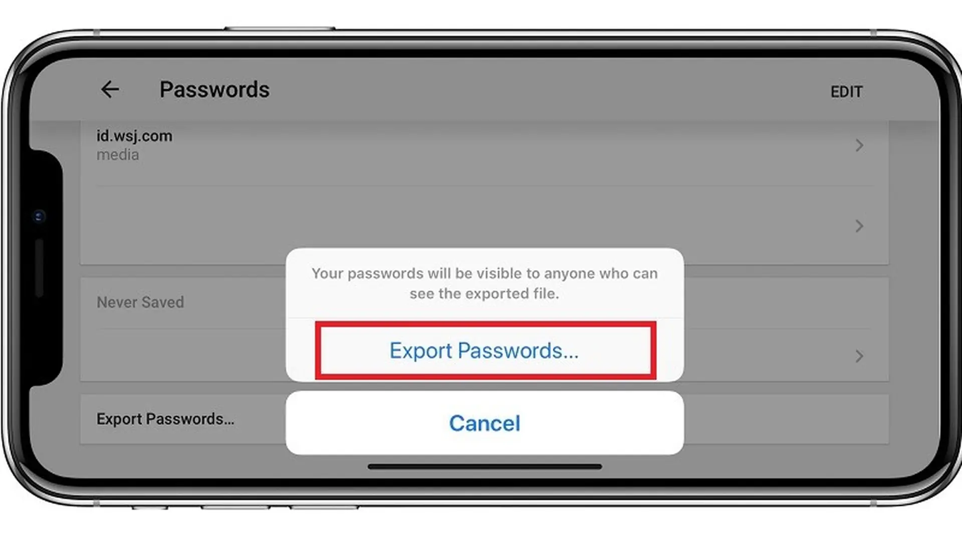 Google Chrome đã hỗ trợ xuất mật khẩu đã lưu trên iPhone, iPad