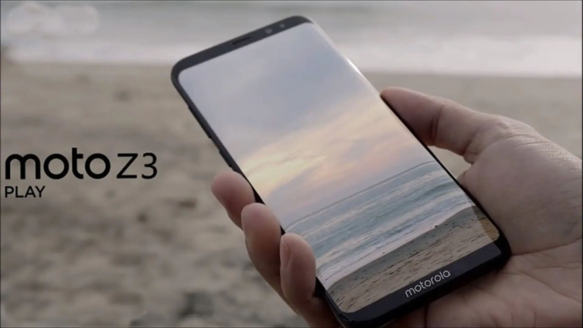 Moto Z3 Play lộ ảnh render rõ nét: Màn hình 18:9, camera kép, cảm biến vân tay ở cạnh bên