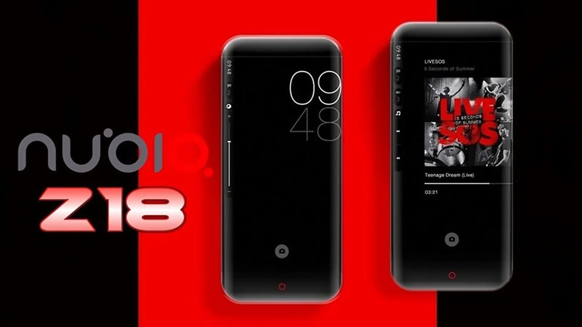 Nubia Z18 màn hình cong tràn viền, Snapdragon 845, RAM 8GB vừa lộ ảnh thực tế