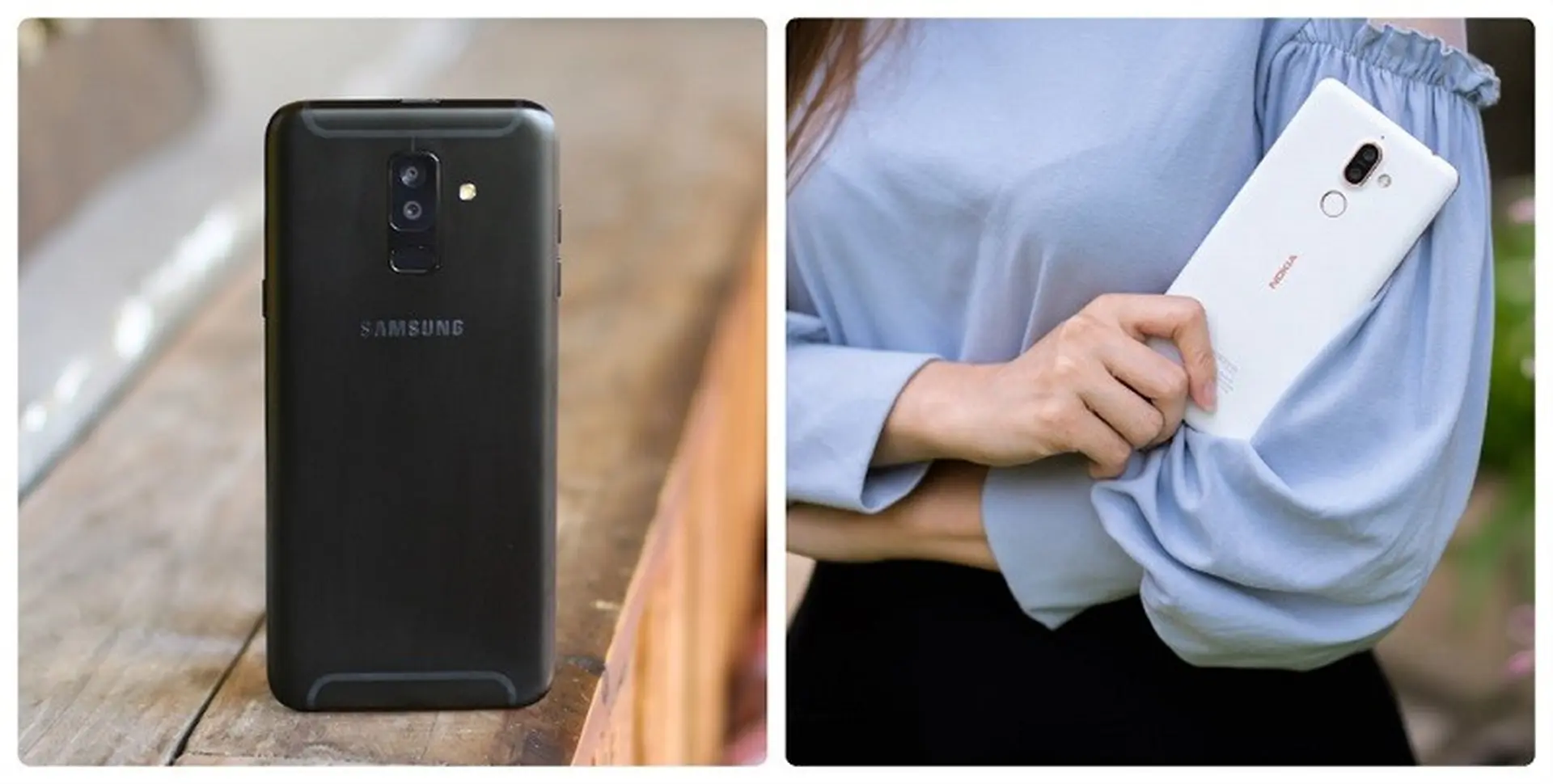 So sánh Galaxy A6+ và Nokia 7 plus: Tầm giá 9 triệu chọn Samsung hay Nokia?