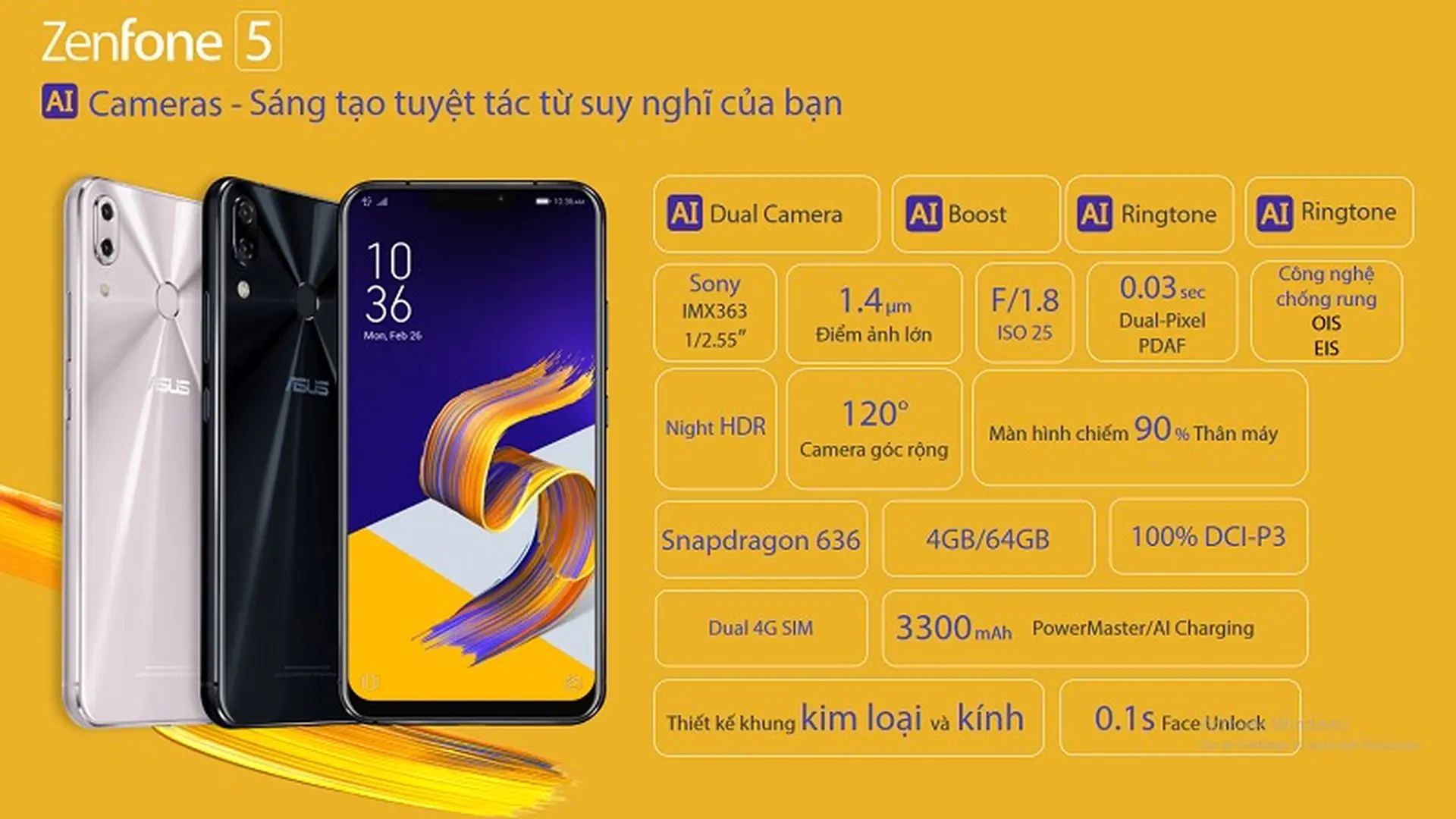 Trên tay nhanh bản thương mại ASUS Zenfone 5 2018 tại Việt Nam