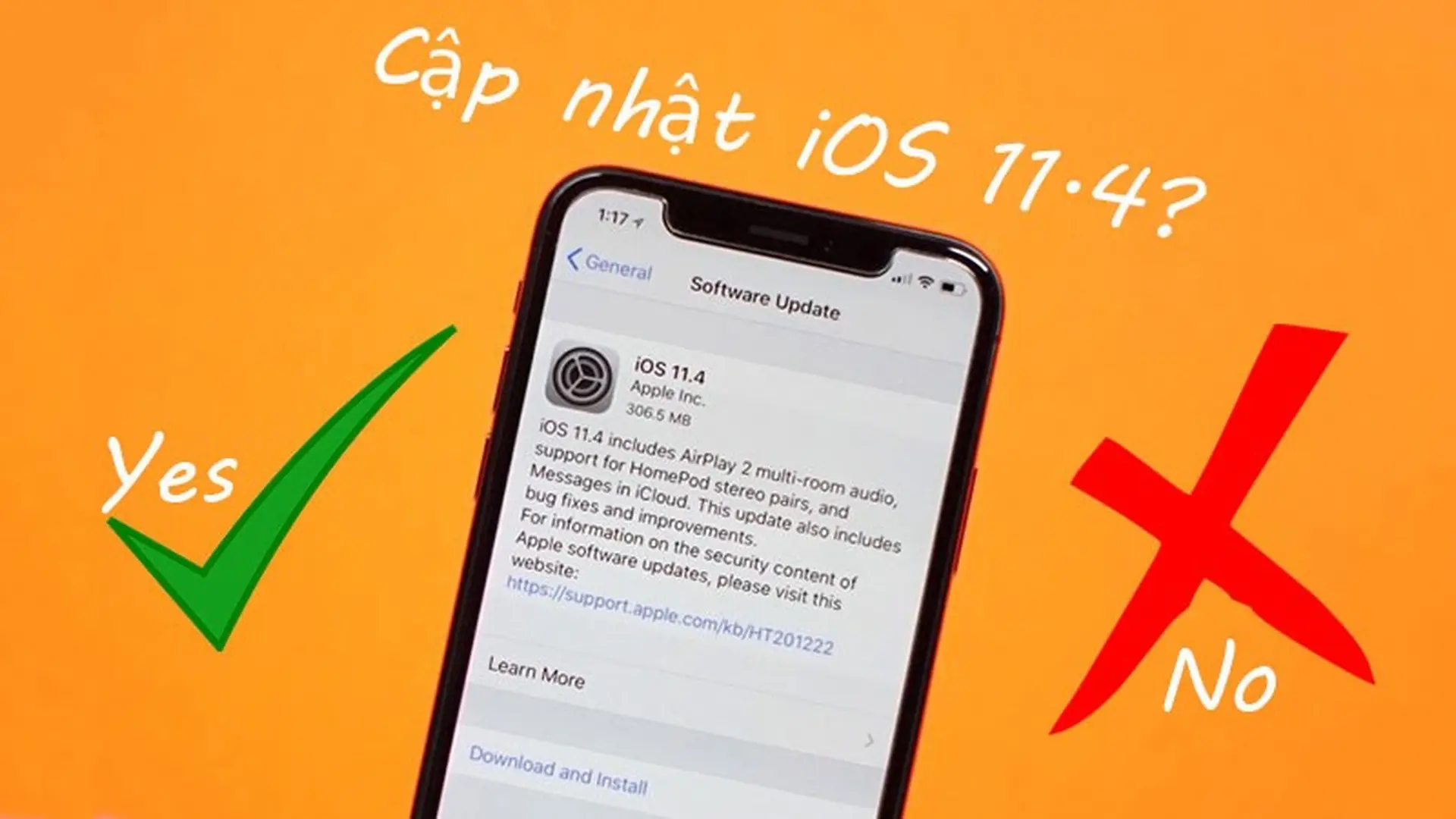 Có nên cập nhật iOS 11.4 cho iPhone, iPad hay không?