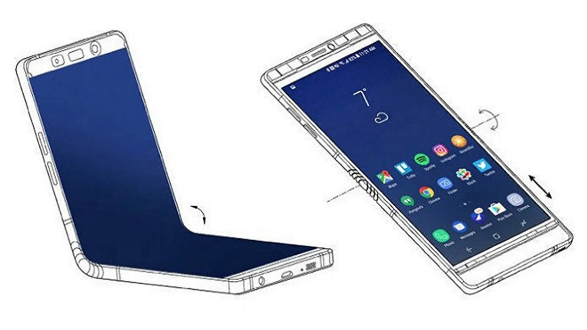 Smartphone gập lại của Samsung sẽ có nhiều màn hình 3.5 inch, ra mắt tháng 2 năm sau