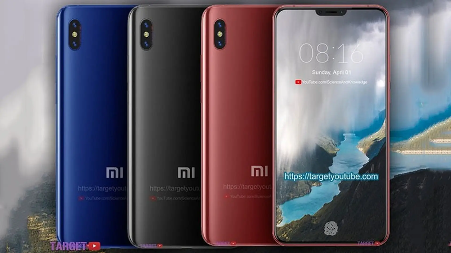 Xiaomi Mi 7 rò rỉ thiết kế với notch như iPhone X