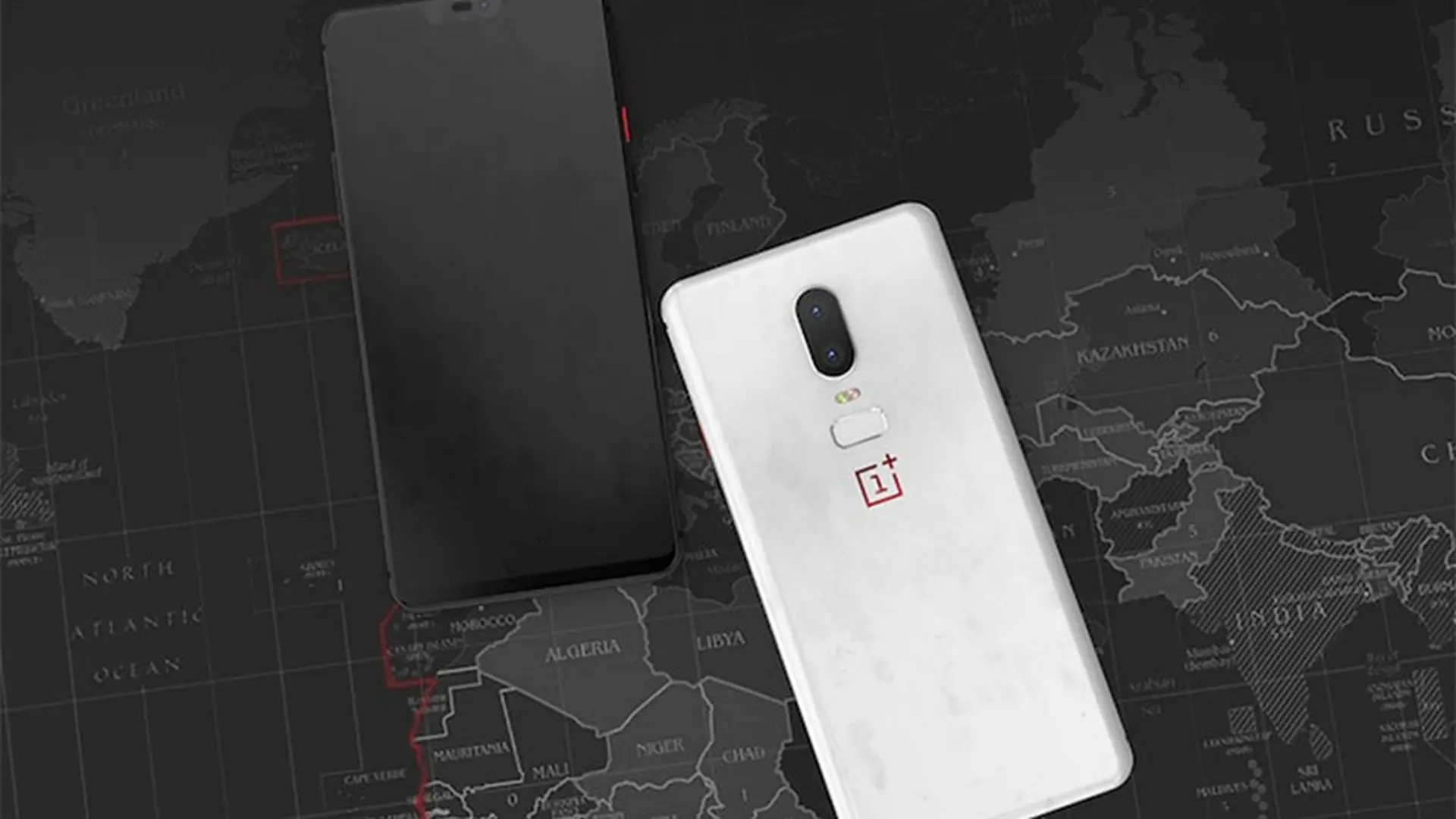 Hình ảnh thực tế OnePlus 6 với hai màu trắng và đen
