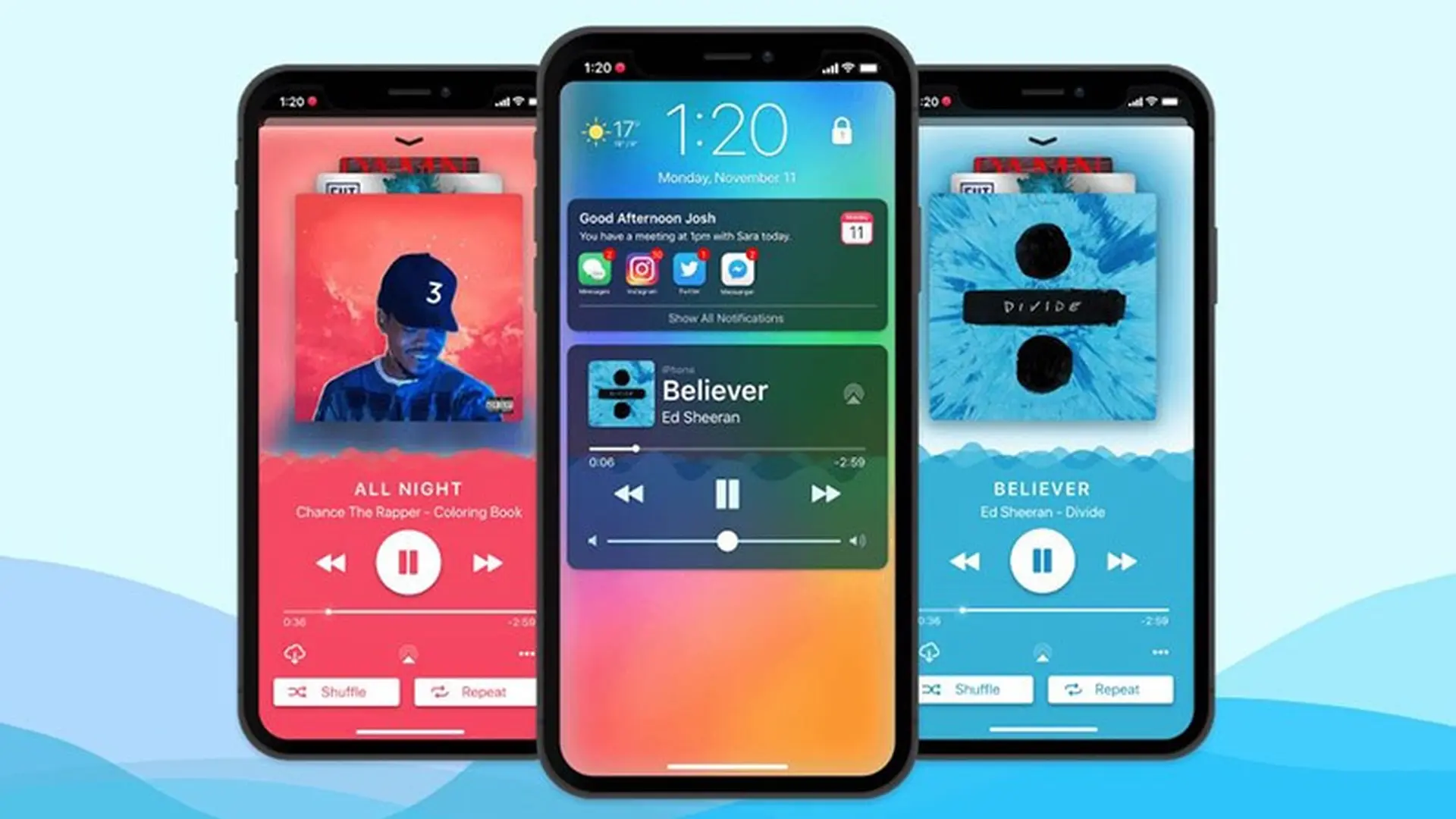 Chiêm ngưỡng concept iOS 12 với giao diện độc đáo tuyệt đẹp