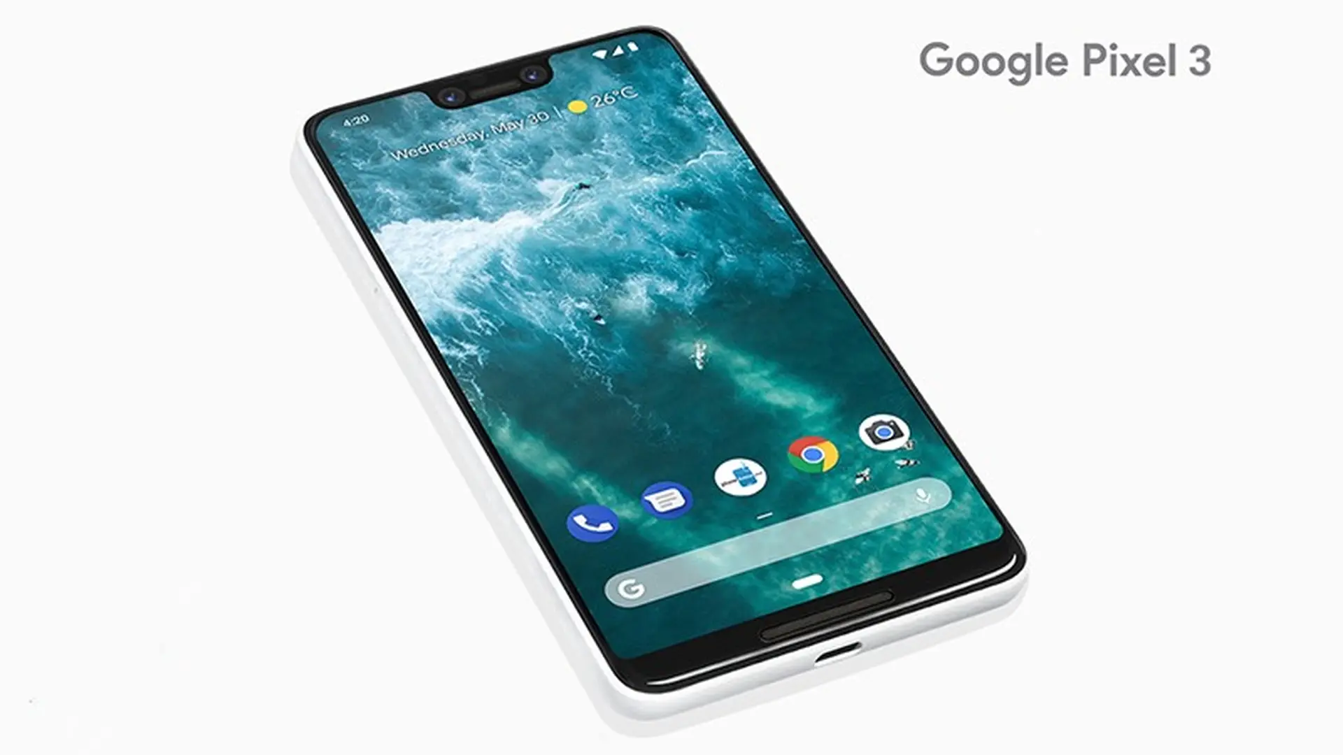 Google Pixel 3 XL xuất hiện hình ảnh thực tế với thiết kế tai thỏ