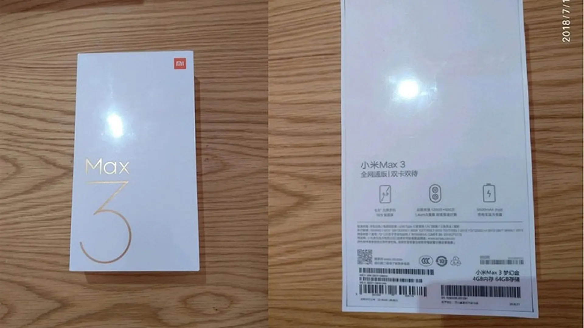 Rò rỉ hộp Xiaomi Mi Max 3 xác nhận cấu hình đầy đủ