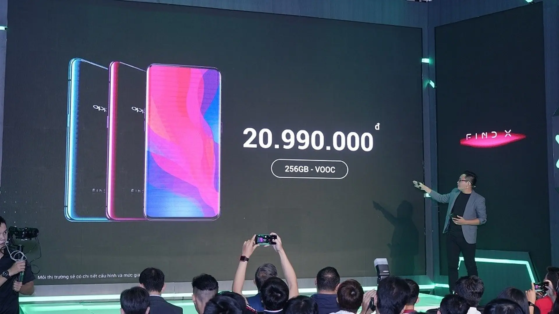 OPPO Find X chính thức ra mắt tại Việt Nam với mức giá 21 triệu đồng