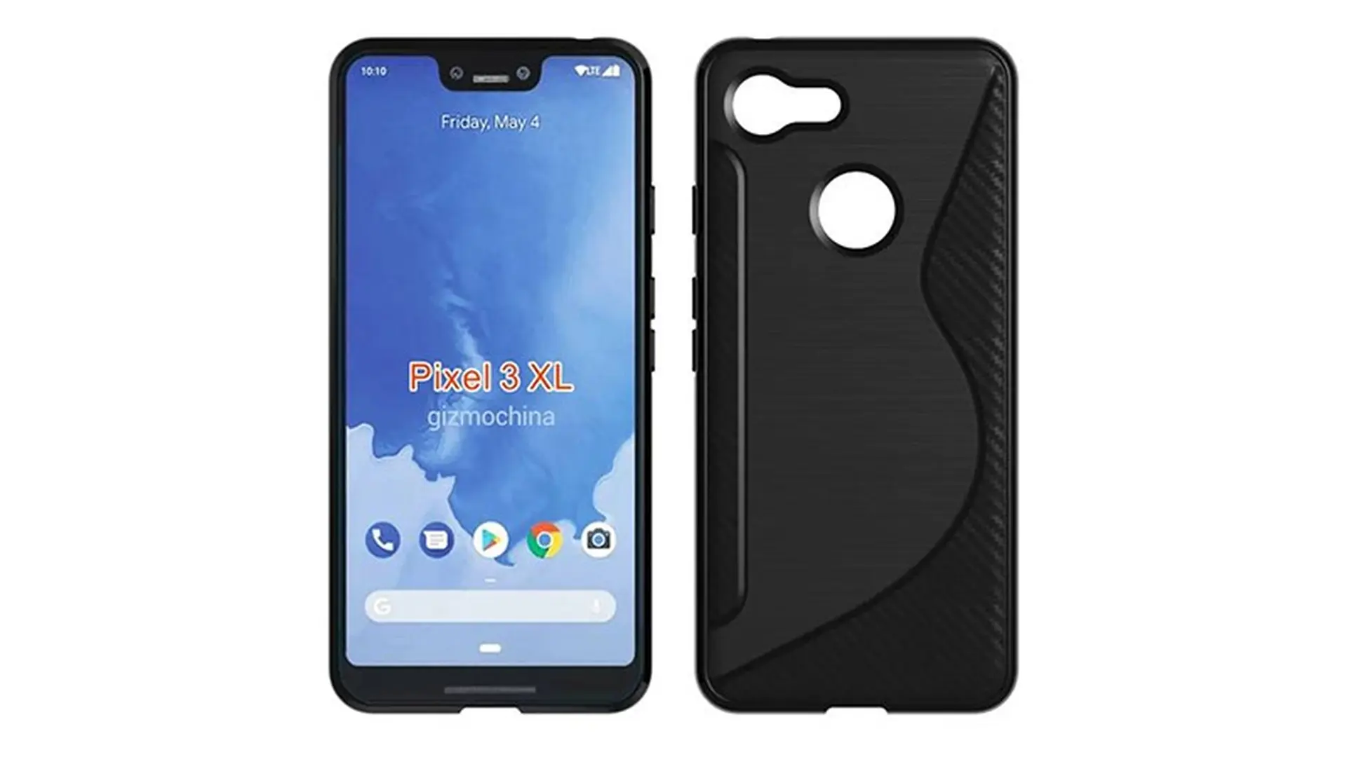 Google Pixel 3 XL lộ diện rõ nét cùng ốp lưng bảo vệ: Màn hình tai thỏ, camera đơn
