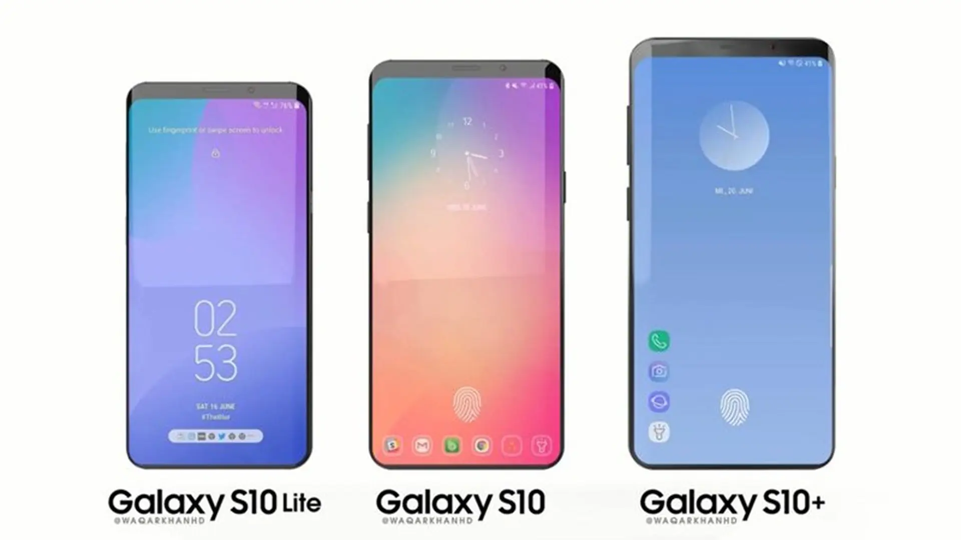 Siêu phẩm Samsung Galaxy S10 đẹp như mơ trong thiết kế mới