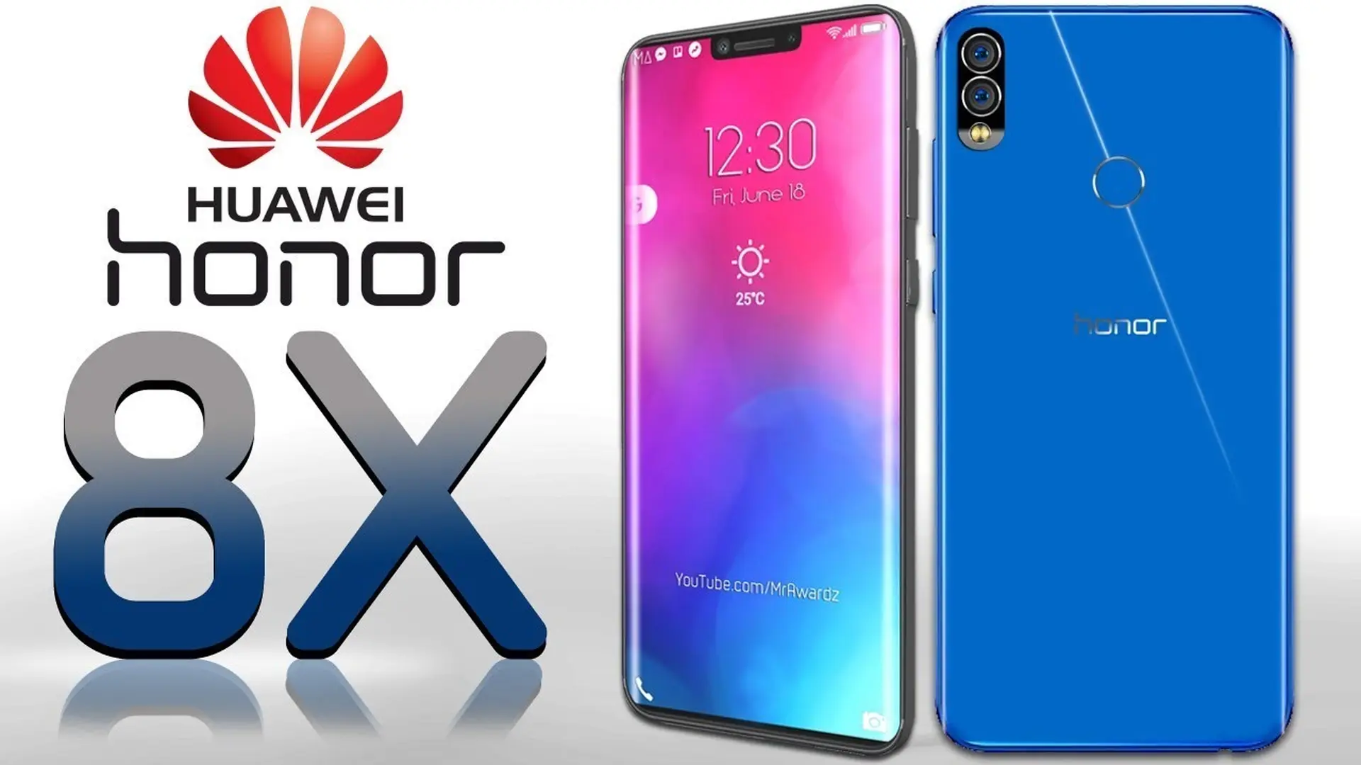 Honor 8X bất ngờ lộ diện với màn hình tai thỏ kiểu mới, camera kép dọc