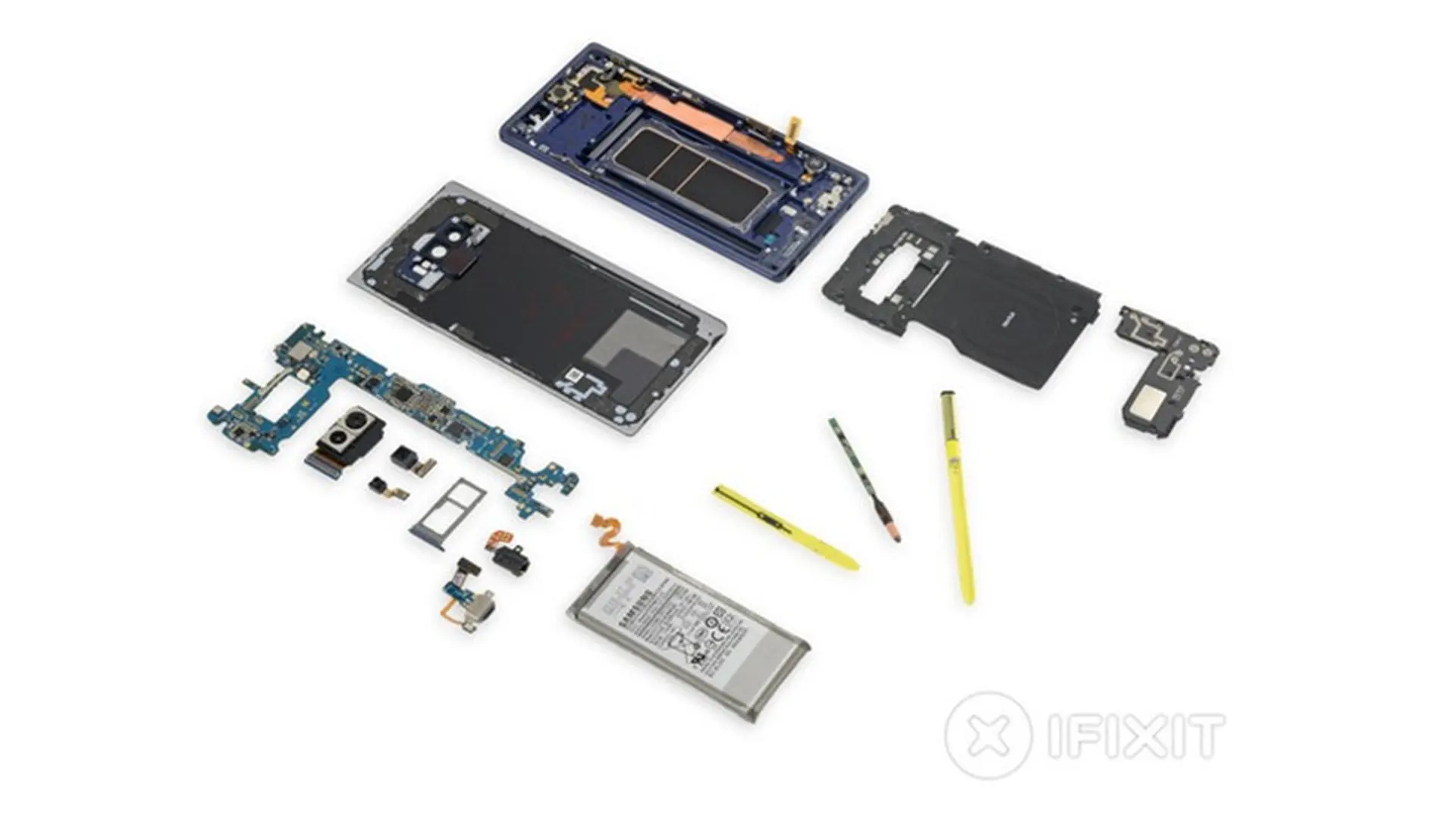 “Mổ bụng” Samsung Galaxy Note9: chỉ đạt 4/10 độ dễ sửa chữa