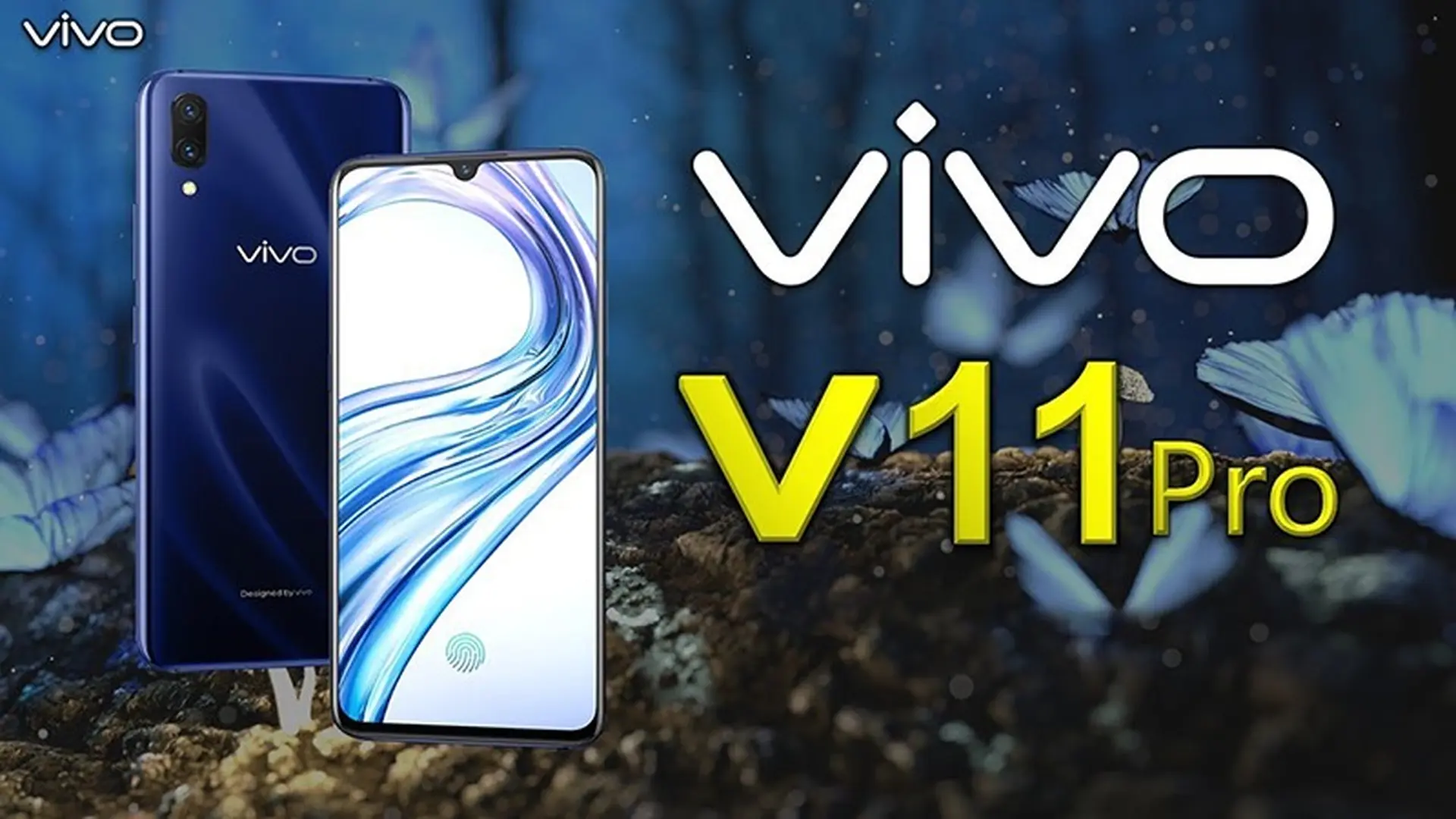 Vivo V11 Pro lộ ảnh teaser chính thức, xác nhận có màn hình giọt nước và camera sau kép