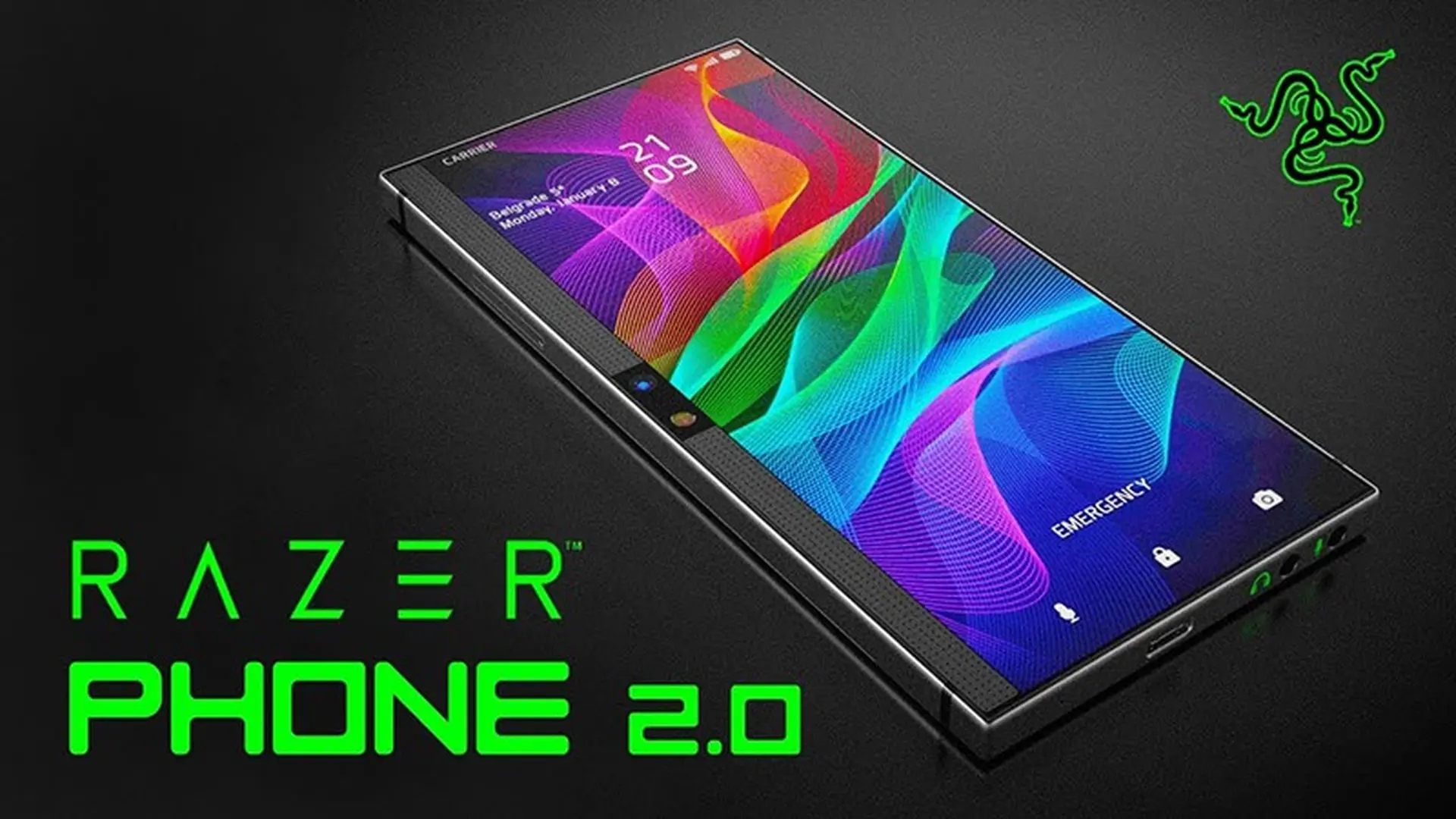 Razer Phone 2 lộ diện rõ nét qua ảnh render, có thể ra mắt ngày 10 tháng 10