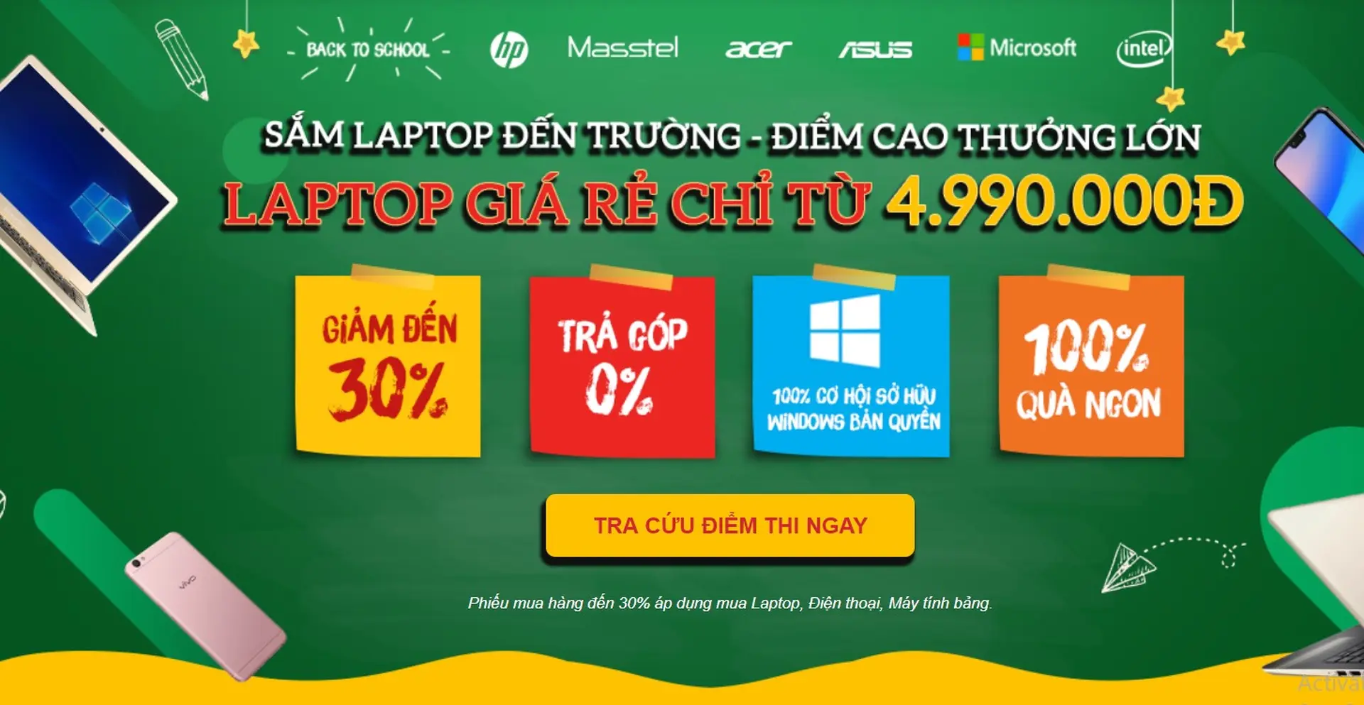 Mùa tựu trường, FPT Shop giảm đến 30% cho laptop 