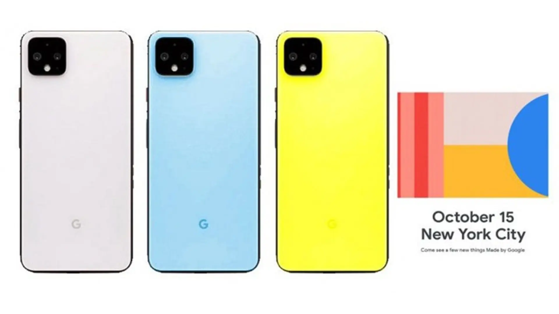 Rò rỉ các tùy chọn màu sắc của Google Pixel 4