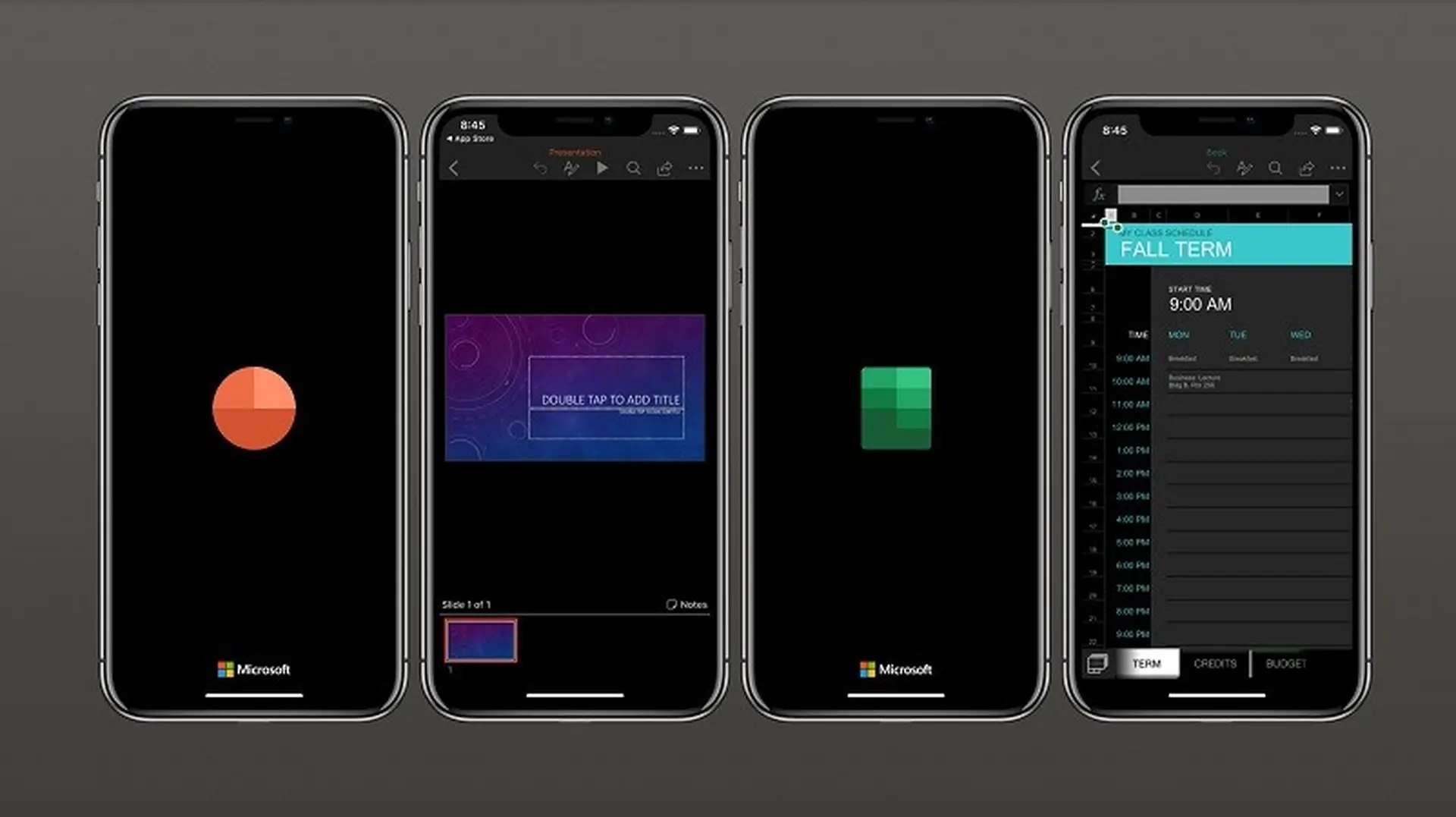 Dark Mode trên iOS 13 đã hỗ trợ cho Microsoft Word, Excel, PowerPoint và OneNote