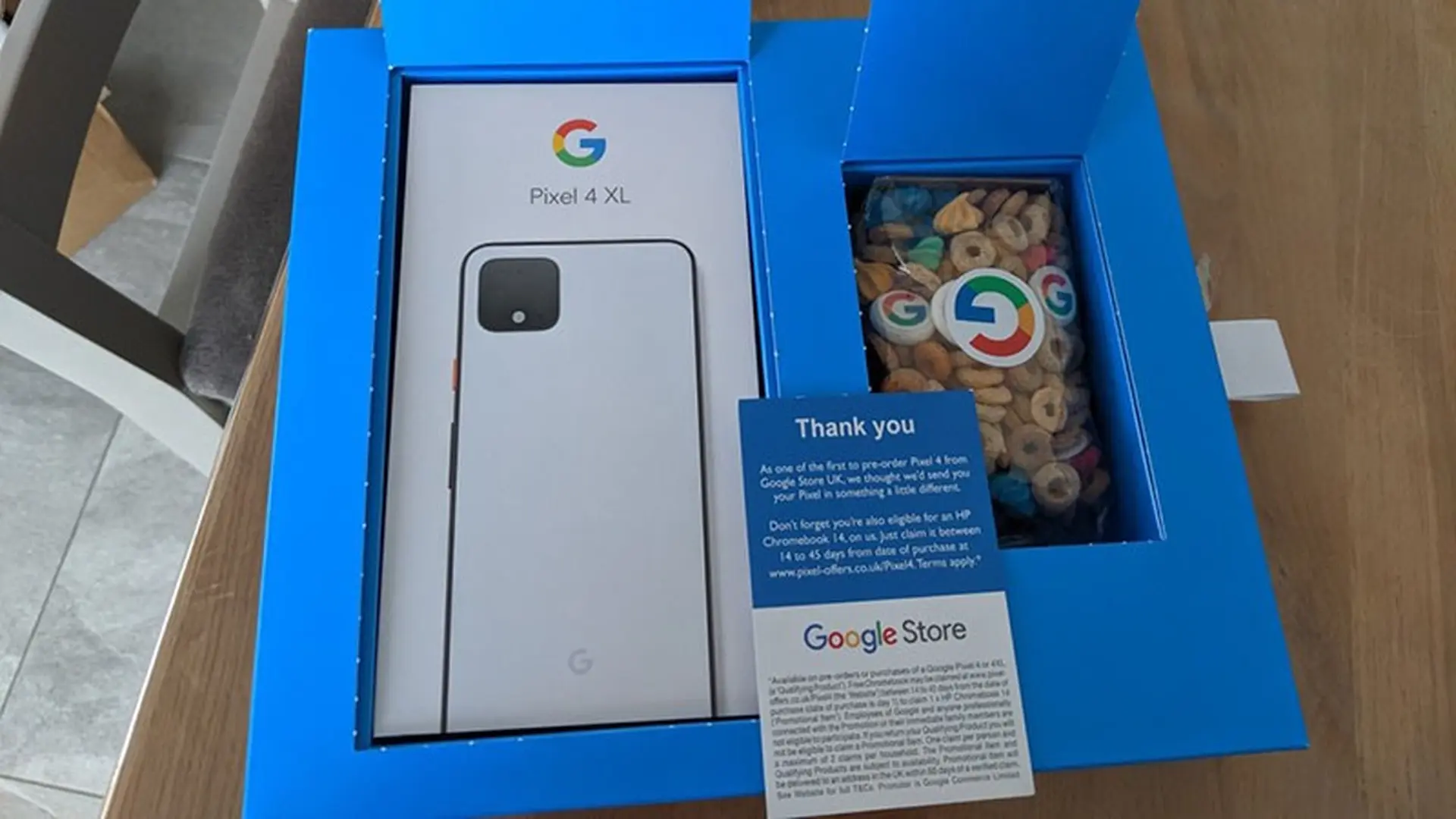 Google tặng thêm ngũ cốc cho khách hàng đặt hàng trước Pixel 4 series