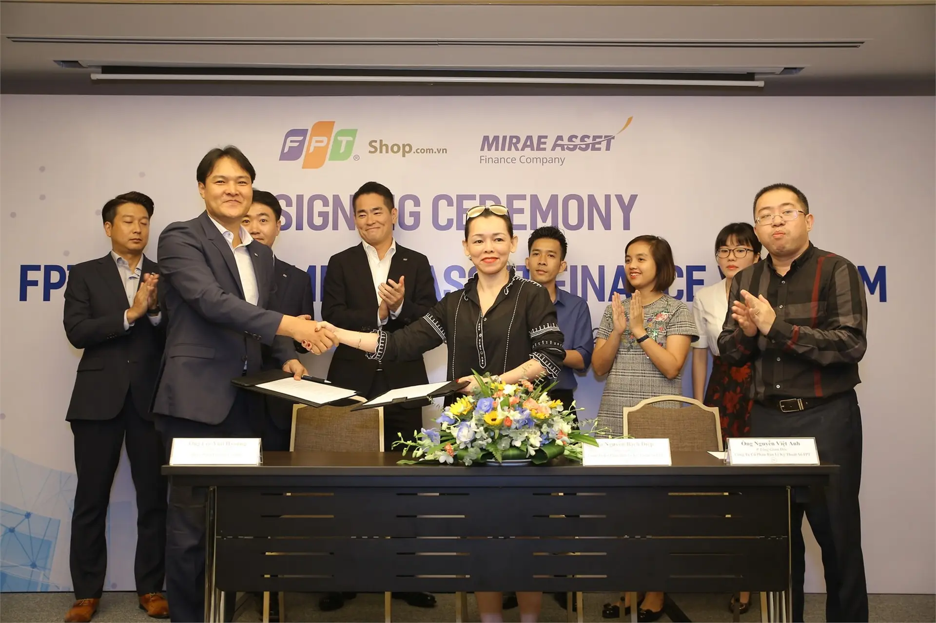 FPT Shop và Mirae Asset Finance Vietnam ký kết thỏa thuận  hợp tác toàn diện